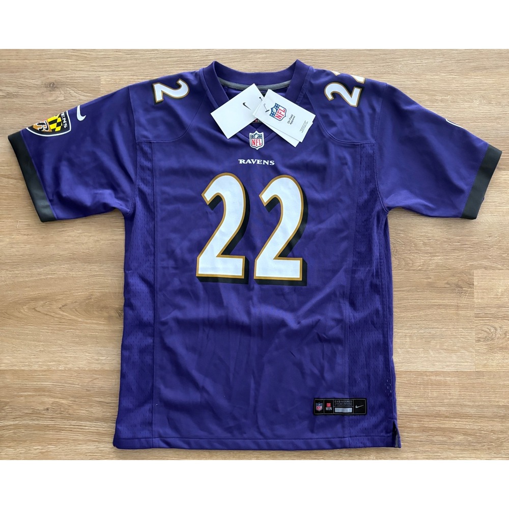 NWT Youth Nike Baltimore Ravens Derrick Henry Jersey -Youth Large (14/16)-Purple